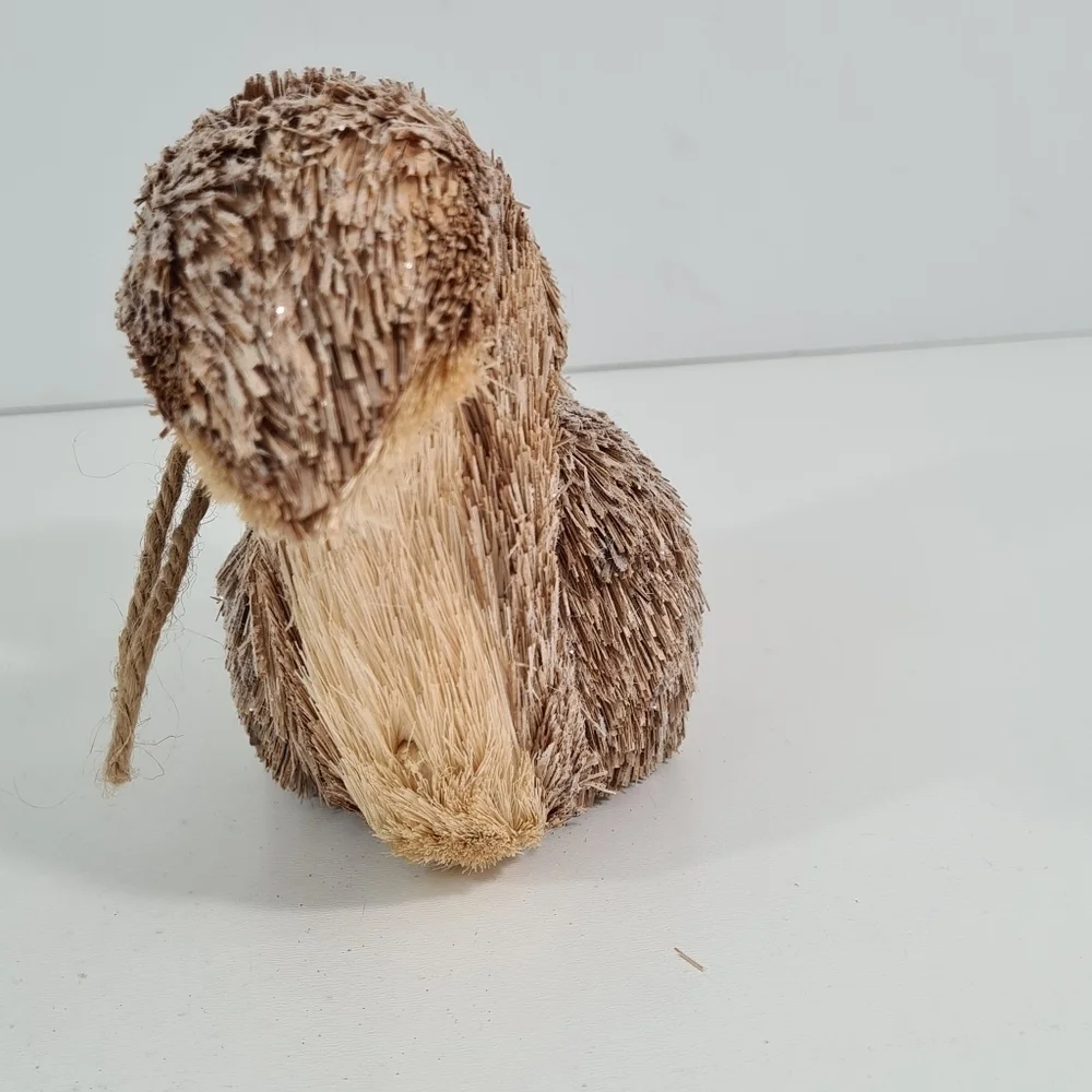 Squirrel Holiday Christmas Straw Ornament
